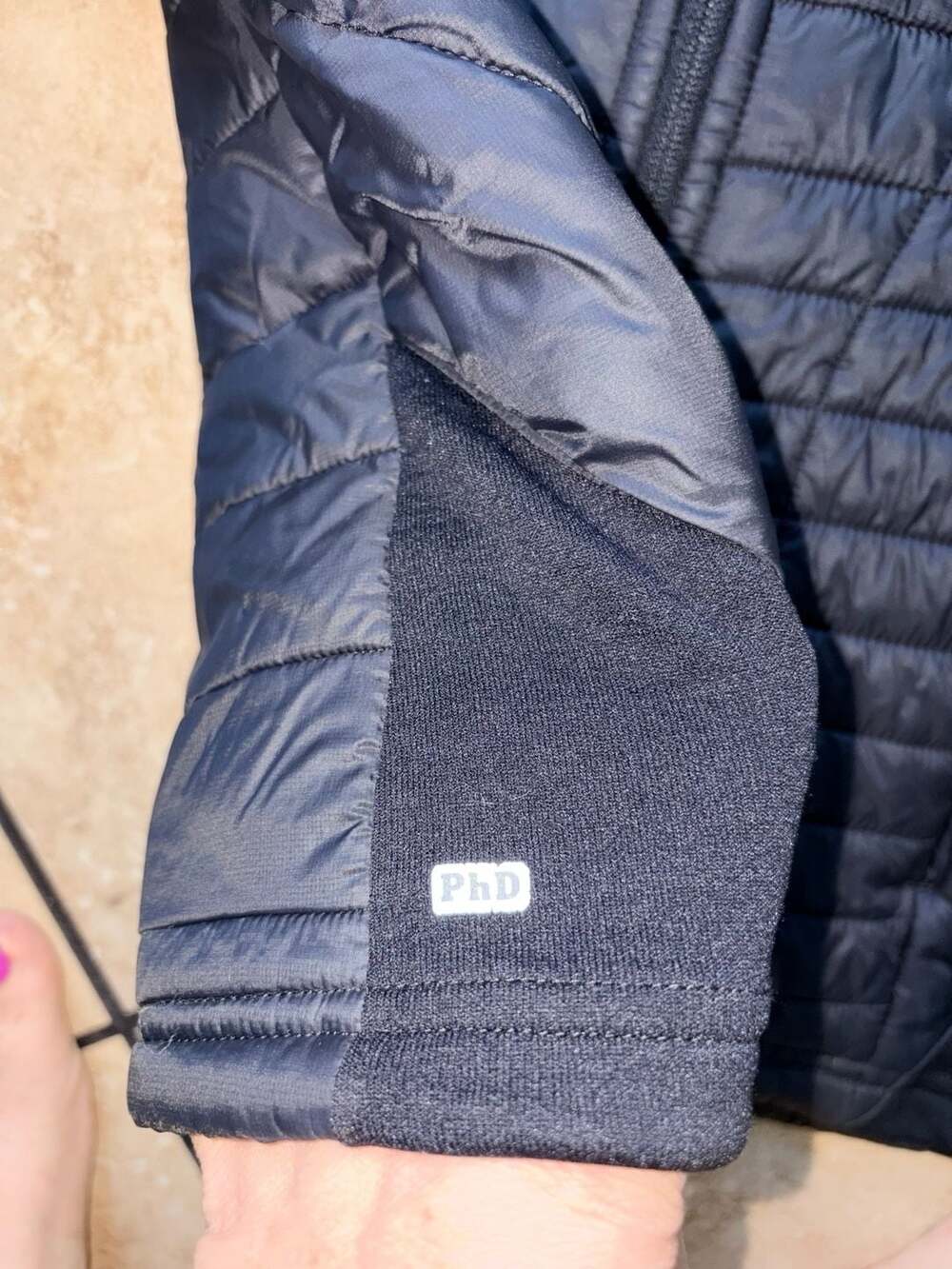 Smartwool PhD SmartLoft Hoody Quilted Puffer Jacket Black Women's Size XS - Picture 3 of 5